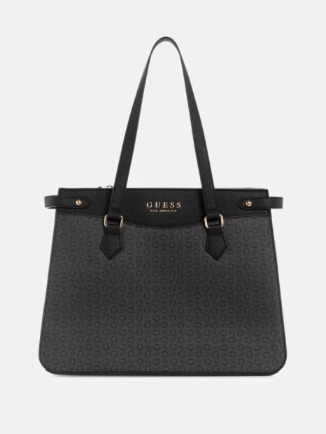 Жіноча сумка тоут Guess з логотипом 1159853232 Чорний