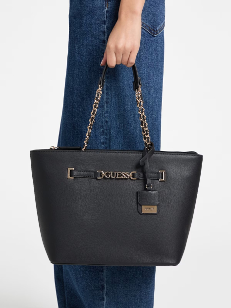 Жіноча сумка тоут Rhiannon Guess 1159853270 Чорний