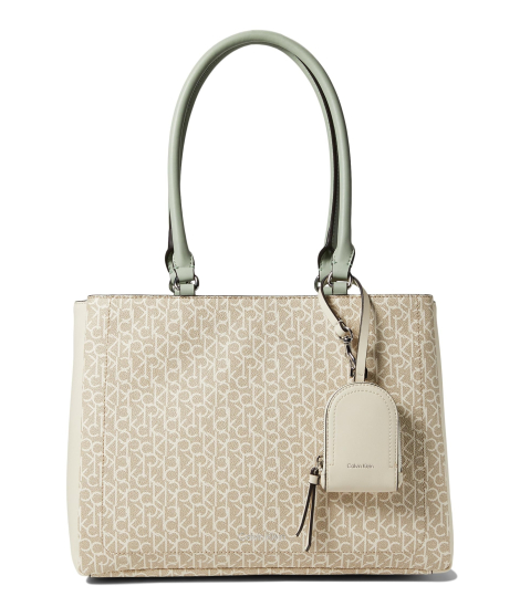 Сумка тоут Sanya Calvin Klein з гаманцем 1159853395 Бежевий/Молочний