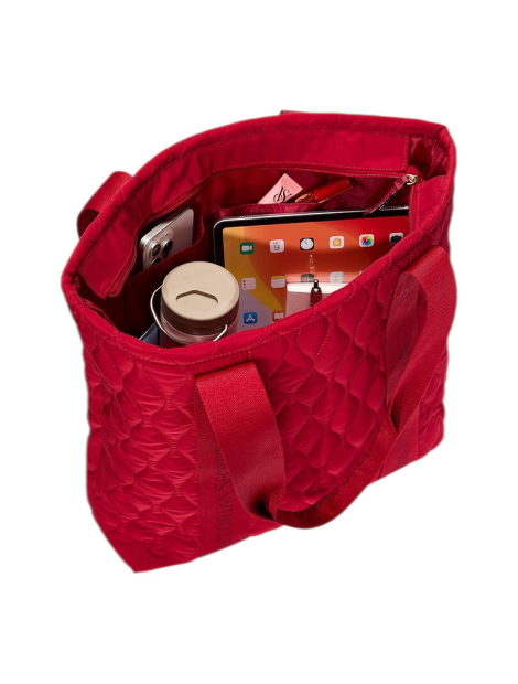 Стьобана сумка-шоппер Victoria's Secret 1159853792 Червоний