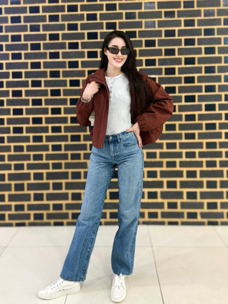 Маленькая сумка UNIQLO через плечо 1159854107 Бежевый