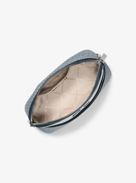 Женская сумка кроссбоди Jet Set Travel Michael Kors с принтом 1159854176 Голубой