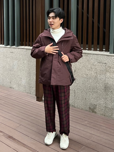 Сумка через плечо Messenger Shoulder UNIQLO на молнии 1159854345 Коричневый