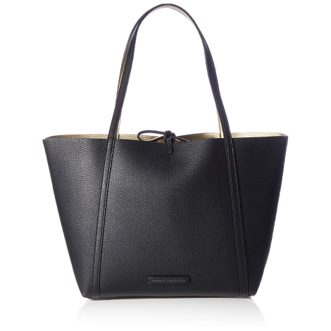 Жіночий двосторонній набір Armani Exchange сумка та клатч 1159855331 Чорний/Золотистий