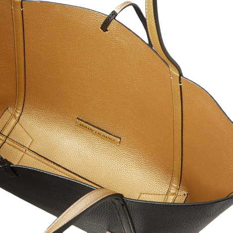 Жіночий двосторонній набір Armani Exchange сумка та клатч 1159855331 Чорний/Золотистий