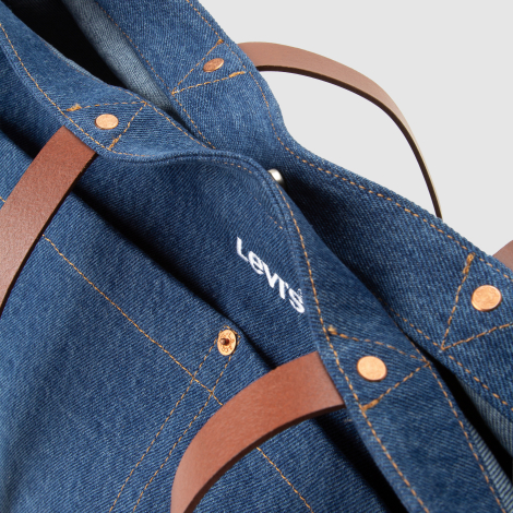 Сумка-шоппер Levi's с логотипом 1159855727 Синий