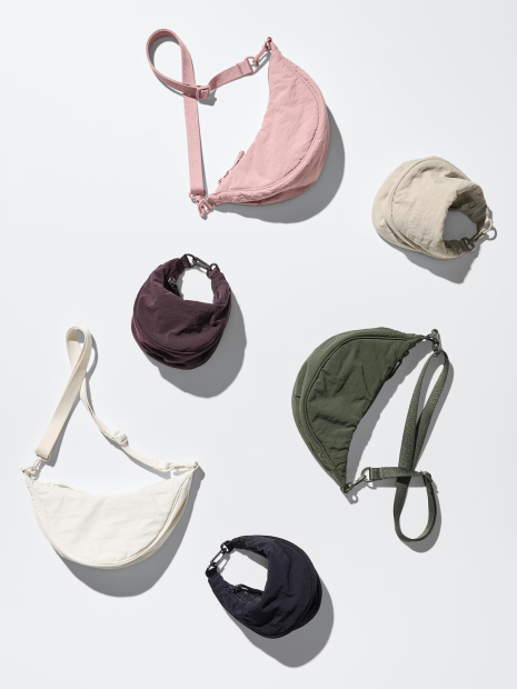 Компактная сумка UNIQLO через плечо 1159855923 Черный