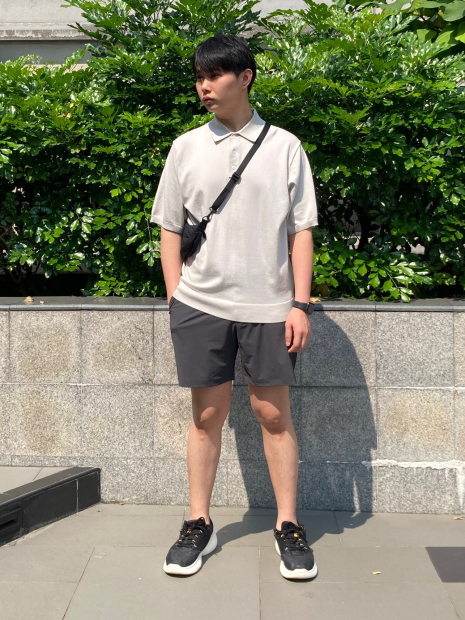 Компактная сумка UNIQLO через плечо 1159855923 Черный