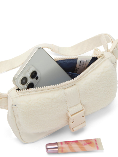 Сумка Victoria's Secret PINK плюшевая 1159856028 Белый