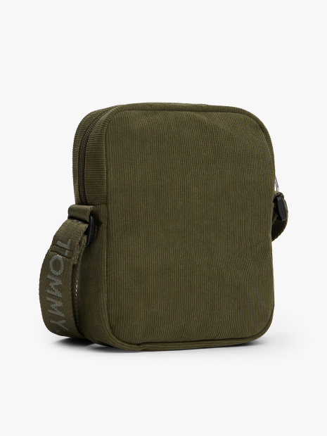 Компактная вельветовая сумка через плечо Tommy Hilfiger кроссбоди 1159856428 Зеленый