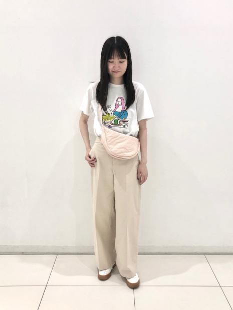 Сумка UNIQLO через плечо 1159856787 Розовый