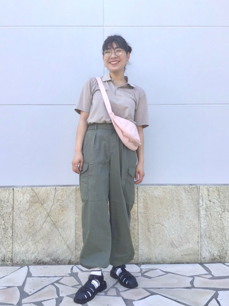 Сумка UNIQLO через плечо 1159856787 Розовый