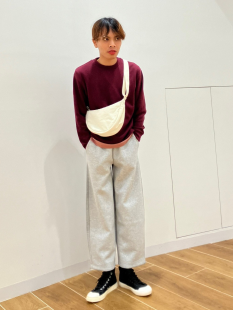 Сумка UNIQLO через плече 1159856914 Молочний