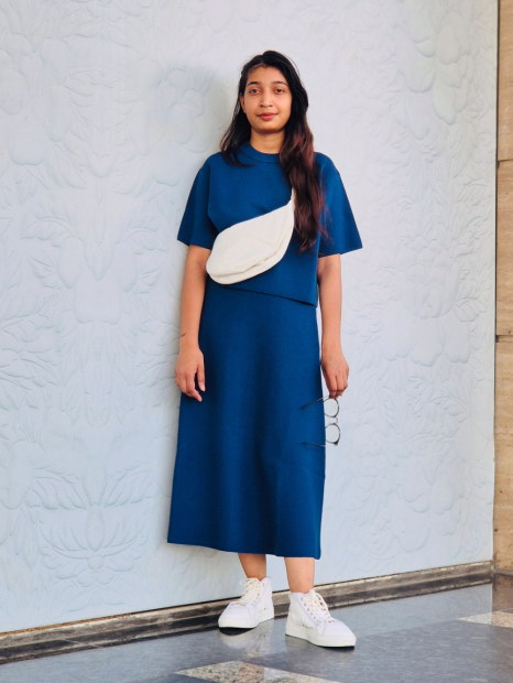 Сумка UNIQLO через плече 1159856914 Молочний