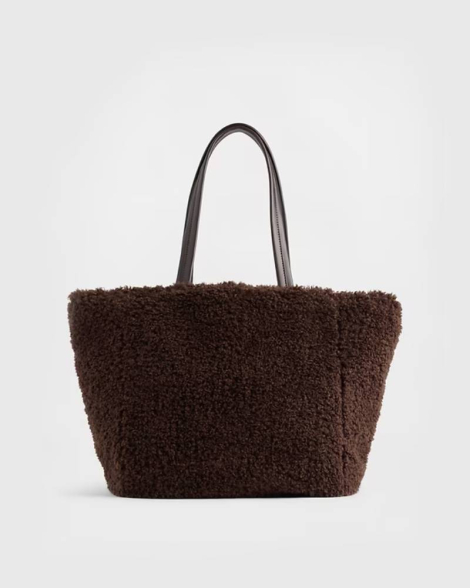 Сумка шоппер Gap из искусственного меха 1159856929 Коричневый