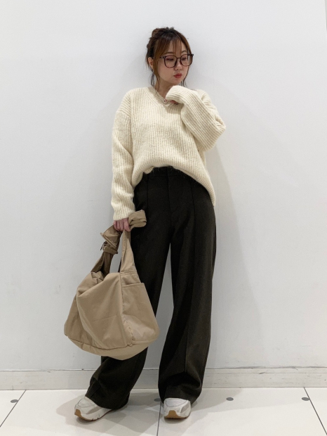 Сумка через плечо Uniqlo 1159857698 Бежевый