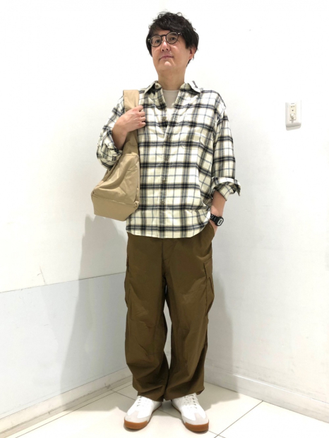 Сумка через плечо Uniqlo 1159857698 Бежевый