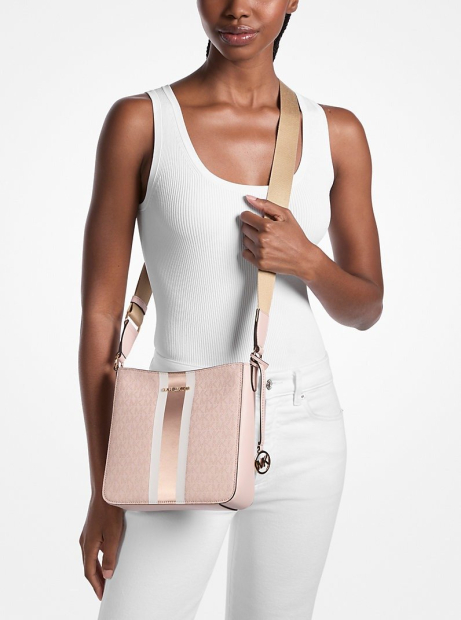 Жіноча сумка кроссбоді Jet Set Travel Michael Kors на блискавці 1159857924 Рожевий