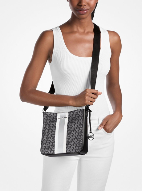 Жіноча сумка кросбоді Jet Set Travel Michael Kors на блискавці 1159857927 Чорний