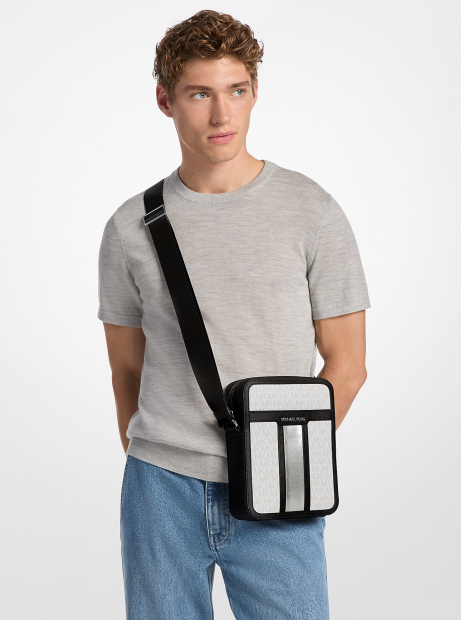 Cумка через плечо Cooper Michael Kors кроссбоди 1159857937 Черный/Белый