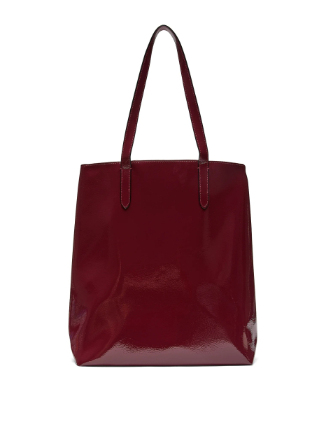 Сумка тоут Victoria's Secret из лакированной экокожи 1159858363 Бордовый