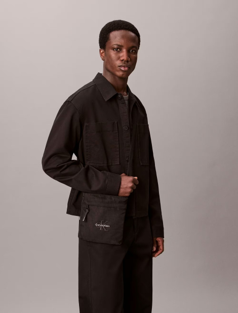 Сумка через плече Calvin Klein з логотипом 1159858624 Чорний