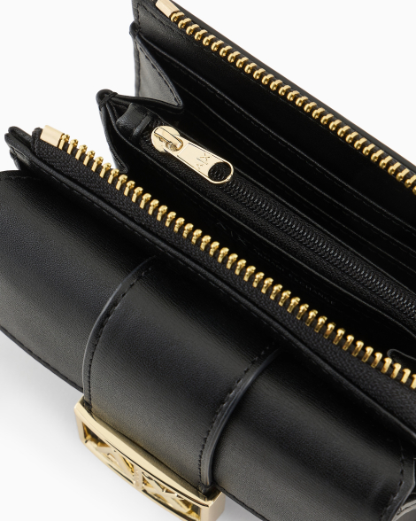 Женский набор Armani Exchange сумка и кошелек 1159859074 Черный