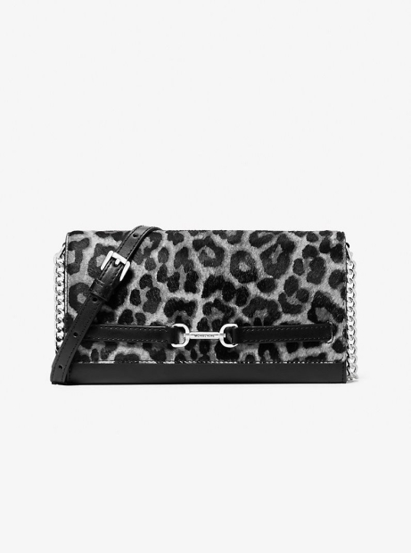 Кожаная сумка через плечо Carson Michael Kors в подарочной коробке 1159859248 Черный