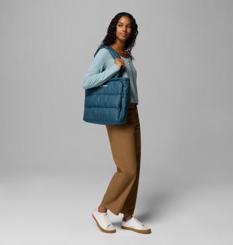 Текстильная сумка тоут Columbia на молнии 1159859365 Бирюзовый