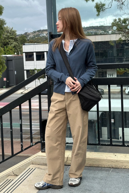 Сумка через плече Uniqlo 1159859784 Чорний