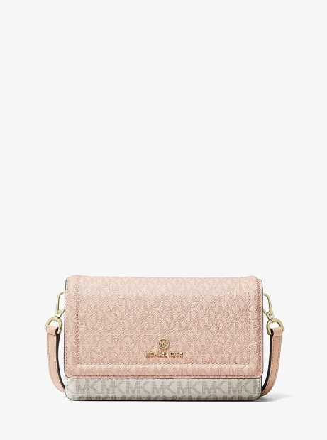 Женская сумка через плечо Jet Set Charm Michael Kors 1159860945 Белый/Розовый