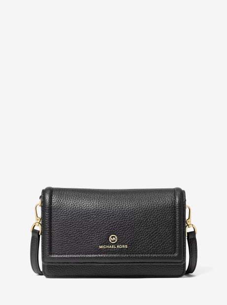 Женская сумка кроссбоди Jet Set Michael Kors на кнопке 1159861394 Черный