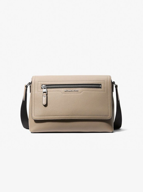 Кожаная сумка-мессенджер через плечо Hudson Michael Kors 1159861488 Бежевый