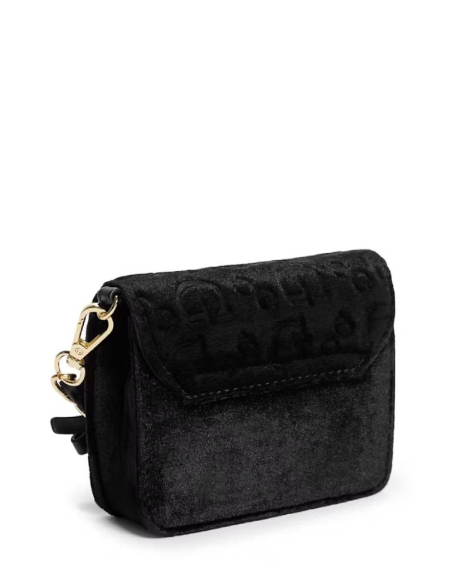 Бархатная сумка Elssie Card Case Crossbody Guess мини-кроссбоди 1159861935 Черный