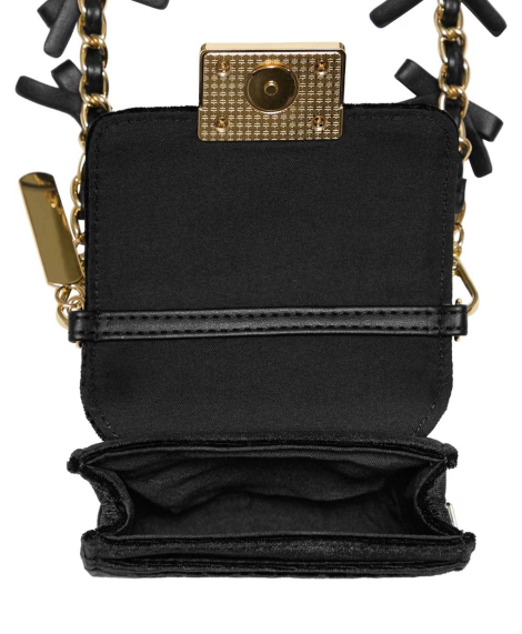 Бархатная сумка Elssie Card Case Crossbody Guess мини-кроссбоди 1159861935 Черный