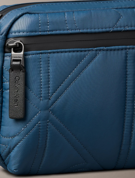 Нейлонова сумка через плече Puffer Camera Calvin Klein 1159862536 Синій