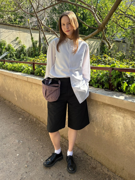 Сумка UNIQLO через плечо 1159864408 Сиреневый
