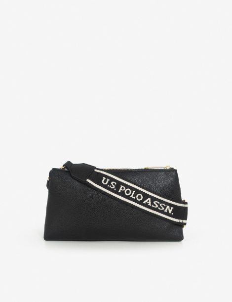 Жіноча сумка кроссбоді US Polo Assn з логотипом 1159871079 Чорний