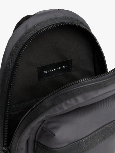 Сумка через плече Tommy Hilfiger на блискавці 1160081547 Сірий