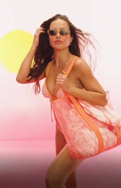 Сетчатая сумка-шоппер Victoria's Secret 1160577348 Оранжевый