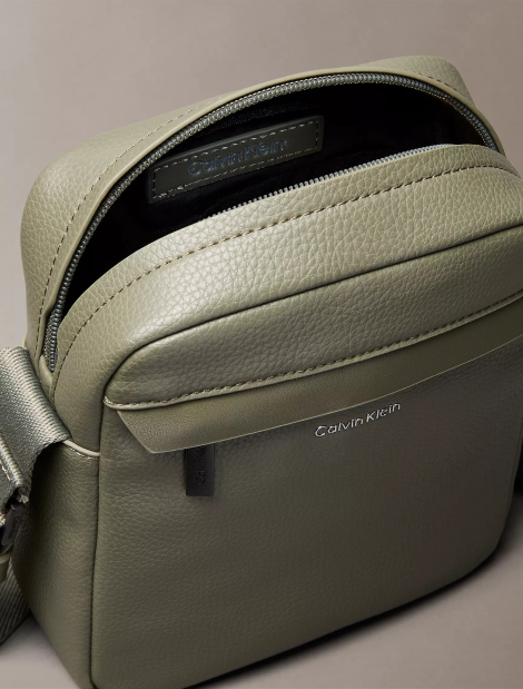 Сумка через плечо Pebbled Reporter Calvin Klein 1161920538 Зеленый