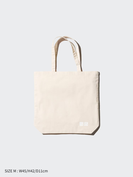 Большая сумка Uniqlo шоппер 1162149710 Молочный