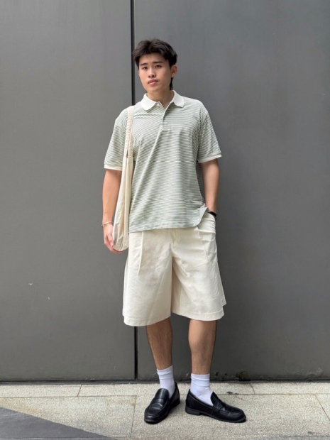 Большая сумка Uniqlo шоппер 1162149710 Молочный
