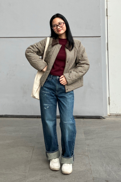 Большая сумка Uniqlo шоппер 1162149710 Молочный