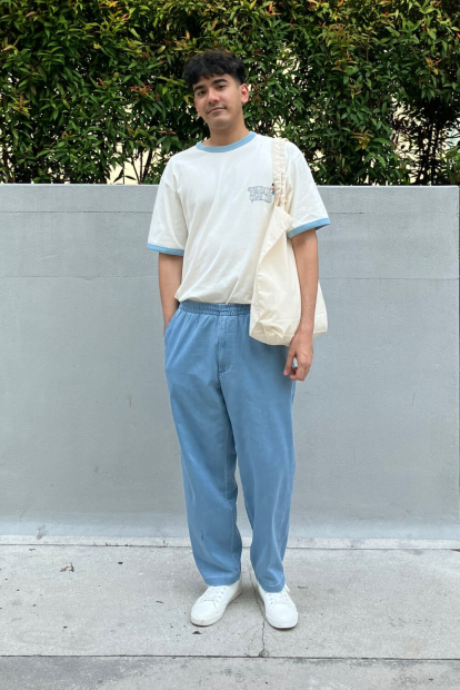 Большая сумка Uniqlo шоппер 1162149710 Молочный