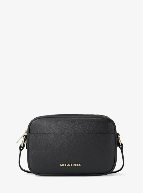 Шкіряна сумка через плече Jet Set Travel Michael Kors кроссбоді 1163068261 Чорний
