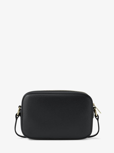 Шкіряна сумка через плече Jet Set Travel Michael Kors кроссбоді 1163068261 Чорний