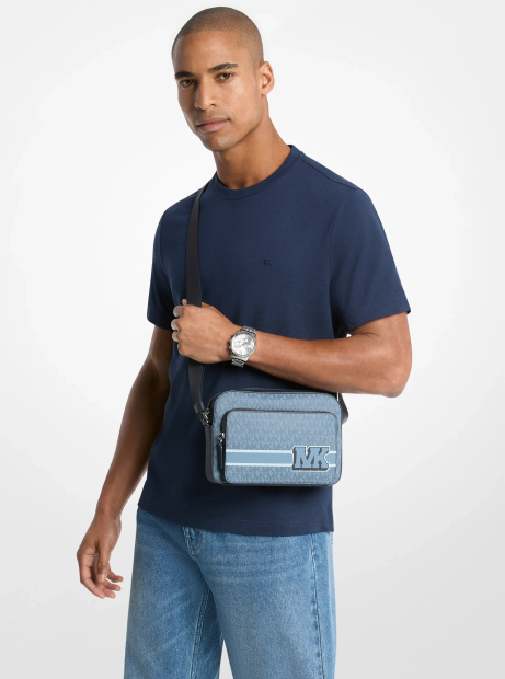 Сумка через плечо Cooper Michael Kors в фирменной коробке 1163134417 Синий
