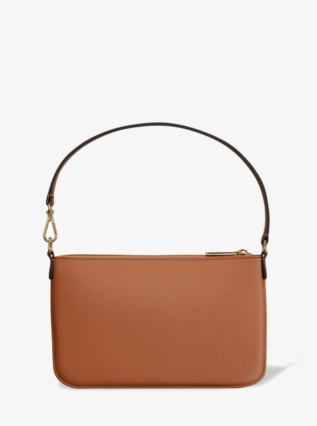 Шкіряна сумка клатч 2 в 1 Jet Set Travel Michael Kors 1163244999 Коричневий