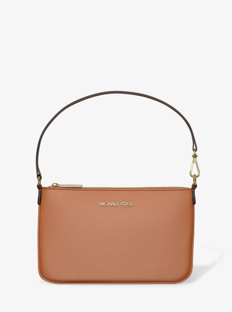 Шкіряна сумка клатч 2 в 1 Jet Set Travel Michael Kors 1163244999 Коричневий
